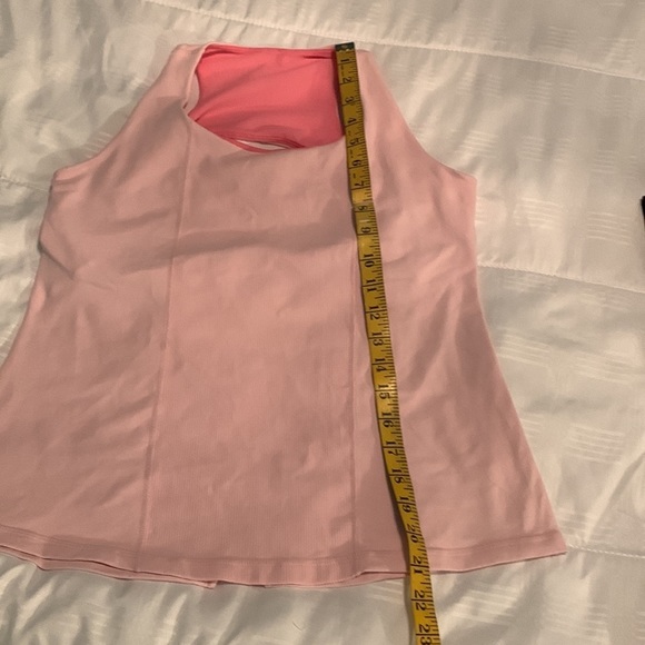 Lululemon Athletica Light Pink Tank Cutout Back size 10 - Picture 10 of 14